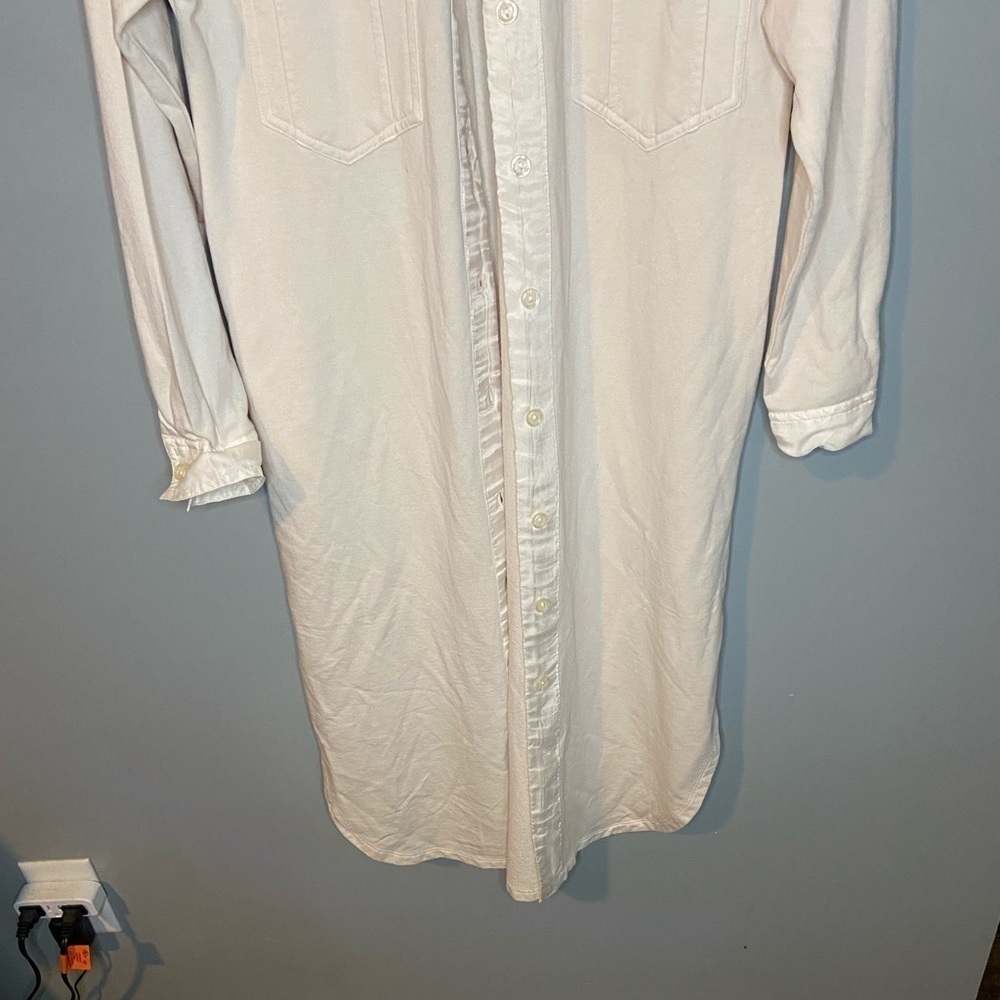 YFB x Revolve Porter Shirt Dress - Sea Salt - Picture 7 of 12